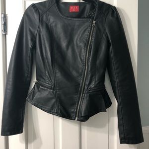 Elle Faux Leather Jacket